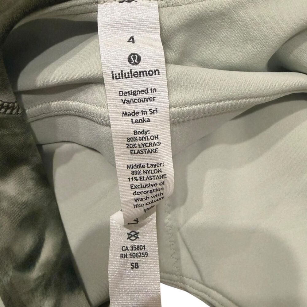 Lululemon Align Tank *Diamond Dye Diamond Dye Light Sage Army Green Dark Olive - Picture 7 of 7